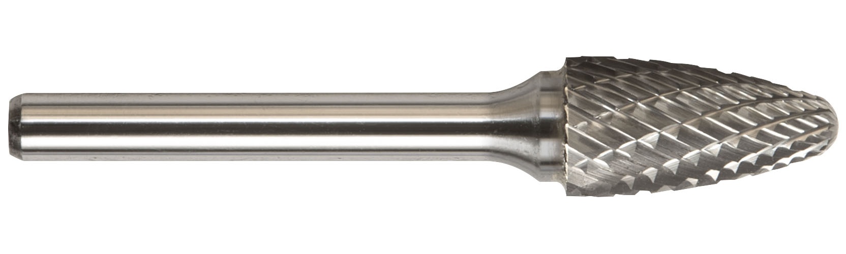 Magnum 7F116ADC 7000F Carbide Burr, Radius End, Tree Head, 1/4 in Dia Head, 5/8 in L of Cut, Double Cut - Carbide Burrs